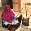 Zdjęcie z Omanu - pojemniki z kozich skór używane do różnych celów