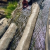 Zdjęcie z Omanu - omańska falladża z kąpiącym się wesołym omańczykiem:) 