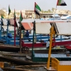 Zdjęcie z Zjednoczonych Emiratów Arabskich - Abra Dock - miejsce gdzie cumują stare, tradycyjne łodzie
