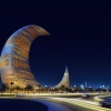 Zdjęcie z Zjednoczonych Emiratów Arabskich - jak już jestem przy futurystycznej architekturze, to kolejna ciekawostka- (zdjęcie jest z sieci)