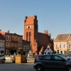 Zdjęcie z Polski - rynek golubski - w jednym narożniku góruje kościół poewangelicki