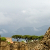 Zdjęcie z Włoch - chmury nad Pompejami
