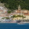 Zdjęcie z Włoch - do Amalfi wrócimy za kilka godzin; teraz płyniemy do Positano...