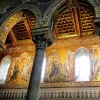 Zdjęcie z Włoch - Monreale. Mozaiki we wnętrzu katedry.