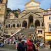 Zdjęcie z Włoch - najważniejszy i najstarszy zabytek w Amalfi - cudna Katedra Św. Andrzeja Apostoła z IX w;        