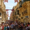 Zdjęcie z Malty - zatłoczone ulice la Valetty 