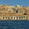 Zdjęcie z Malty - pływamy luzzu między cyplem Sciberras po zatokach Marsamxett i Gran Harbour