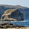 Zdjęcie z Malty - znana skała Fungus Rock - (Skalny Grzyb)