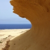 Zdjęcie z Malty - nie tylko woda tu rzeźbi..... wiatr (maltański gregale) dokłada też swoją dolę 
