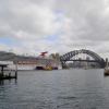 Zdjęcie z Australii - Nasz statek Carnival Legend a za nim slynny most Harbour Bridge