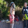 Zdjęcie z Australii - W porcie pan Aborygen ucina sobie pogawedke z panem motocylkista :)