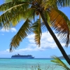 Zdjęcie z Vanuatu - Nasz statek Carnival Legend widziany z Mystery Island