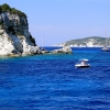 Zdjęcie z Grecji - Dopływamy do wybrzeży Antipaxos.