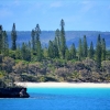Zdjęcie z Nowej Kaledonii - Doplywamy do brzegow wyspy Île des Pins