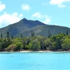 Zdjęcie z Nowej Kaledonii - Plaza po drugiej stronie zatoki Kuto Bay