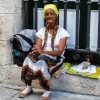 Zdjęcie z Kuby - ludzie Havany...