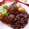 Zdjęcie z Kuby - dziki ryż z czarną fasolą to bardzo popularny dodatek do wszelkich kubańskich obiadów