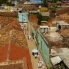 Zdjęcie z Kuby - pstryki z Palacio Cantero z widokami na dachy Trynidadu
