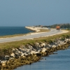Zdjęcie z Kuby - grobla na wyspę Cayo Santa Maria - 49 km długości