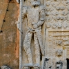 Zdjęcie z Meksyku - detal bramy - Konkwistador depczący Majom po głowach 😊