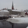 Norwegia - Arendal w śniegu