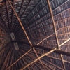 Zdjęcie z Etiopii - więźba dachu