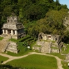 Zdjęcie z Meksyku - ładnie widoczna z góry kolejna świątynia - tutaj Świątynia Słońca 