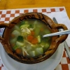 Zdjęcie z Meksyku - kolacja (ale sfociłam tylko zupę!); o drugim sobie przypomniałam, jak już zjadłam 😊