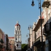 Zdjęcie z Meksyku - w oddali widoczna wieża kościoła Jezuitów