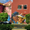Zdjęcie z Meksyku - i wyjeżdżamy z Puebli podziwiając po drodze kolorowe murale