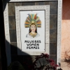 Zdjęcie z Meksyku - toaleta damska tylko dla Pań w pióropuszu z quetzala 😊