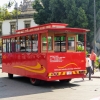 Zdjęcie z Meksyku - wspaniałe stare tramwaje konne - zawsze dodają kolorytu...