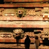 Zdjęcie z Meksyku - rekonstrukcja jednej ze ścian Piramidy Pierzastego Węża -Teotihuacan