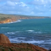 Zdjęcie z Australii - Ten cypel z prawej to punkt w ktorym Wzgorza Adelajdzkie "wchodza" do morza