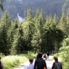 Zdjęcie z Austrii - Początek trasy - kawałek całkiem płaskiej drogi z widokiem na wodospad.