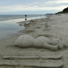 Zdjęcie z Polski - Pozostałości plażowej twórczości z dnia poprzedniego 😁 
