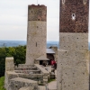 Zdjęcie z Polski - widok na zamek Górny  z wieży zamku Dolnego 