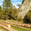Zdjęcie z Polski - skład drewna przed kolejną bacówką