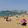 Zdjęcie z Hiszpanii - Plaża Las Canteras uważana jest za najpiękniejszą plażę miejską w Hiszpanii.