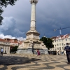 Zdjęcie z Portugalii - przy Placu Rossio - z pomnikiem króla Piotra IV