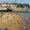 Zdjęcie z Portugalii - plaża taka sobie, jak to miejskie plażyczki - nic szczególnego