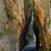 Zdjęcie z Hiszpanii - po drodze mija się taki wąski przesmyk skalny