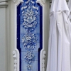 Zdjęcie z Portugalii - Zdobienia z płytek azulejos na narożniku jednego z hoteli.