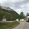 Zdjęcie z Norwegii - Postój na parkingu