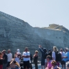 Zdjęcie z Francji - przy wejściu do zatoki z promu można podziwiać mury XV wiecznej Cytadeli