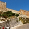 Zdjęcie z Francji - spojrzenie na mury Cytadeli