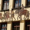 Zdjęcie z Niemiec - mural powstał w 1910 roku,; stworzony przez Georga Kellnera
