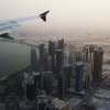 Zdjęcie z Seszeli - Doha z samolotu