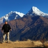 Zdjęcie z Nepalu - Z Annapurną w tle