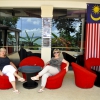 Zdjęcie z Malezji - Przed hotelowym barem